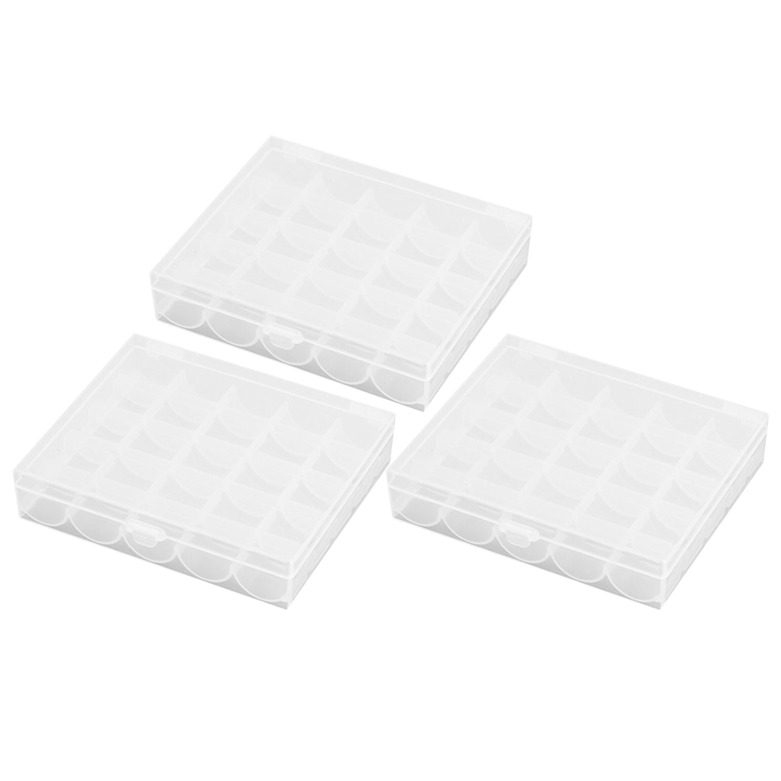 Bobbin Organizer Box - 3Pcs Empty Bobbin Organizer Case -Grid