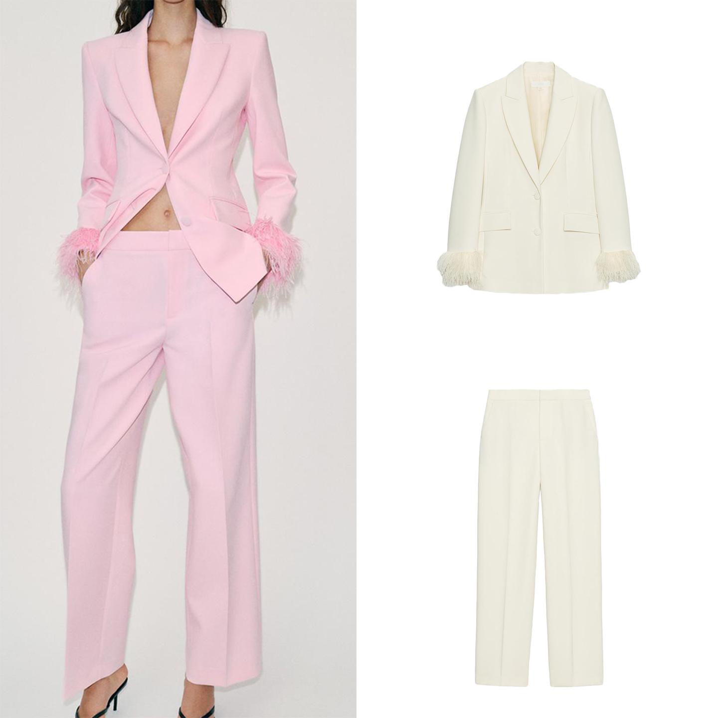 Shoulder Pad Set In - Women's Fashion Suit Set 2026 Summer