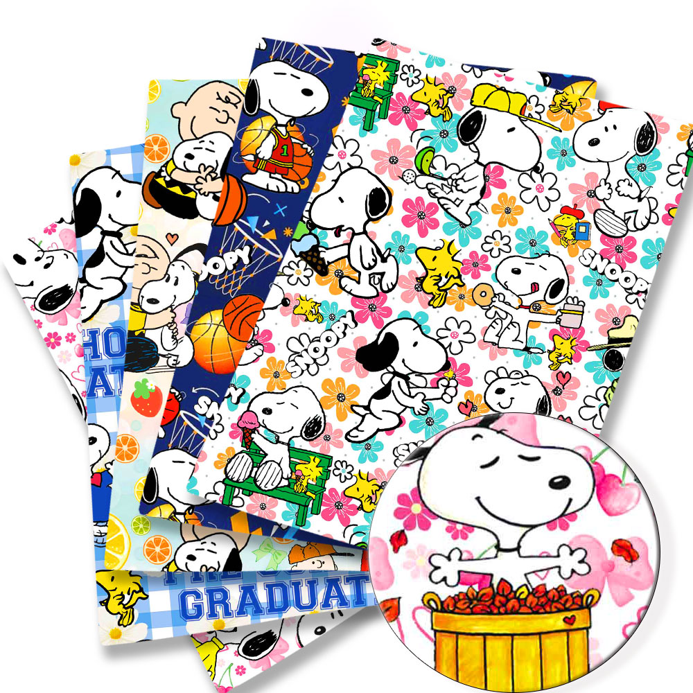 Sewing Production - TAKARA TOMY Snoopy fabric140x50CM Cartoon printed