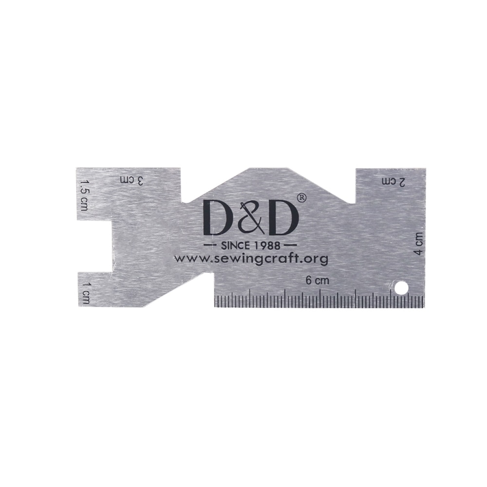 Sewing Gauge Ruler - Kim Loại Đo Đồng Hồ Đo