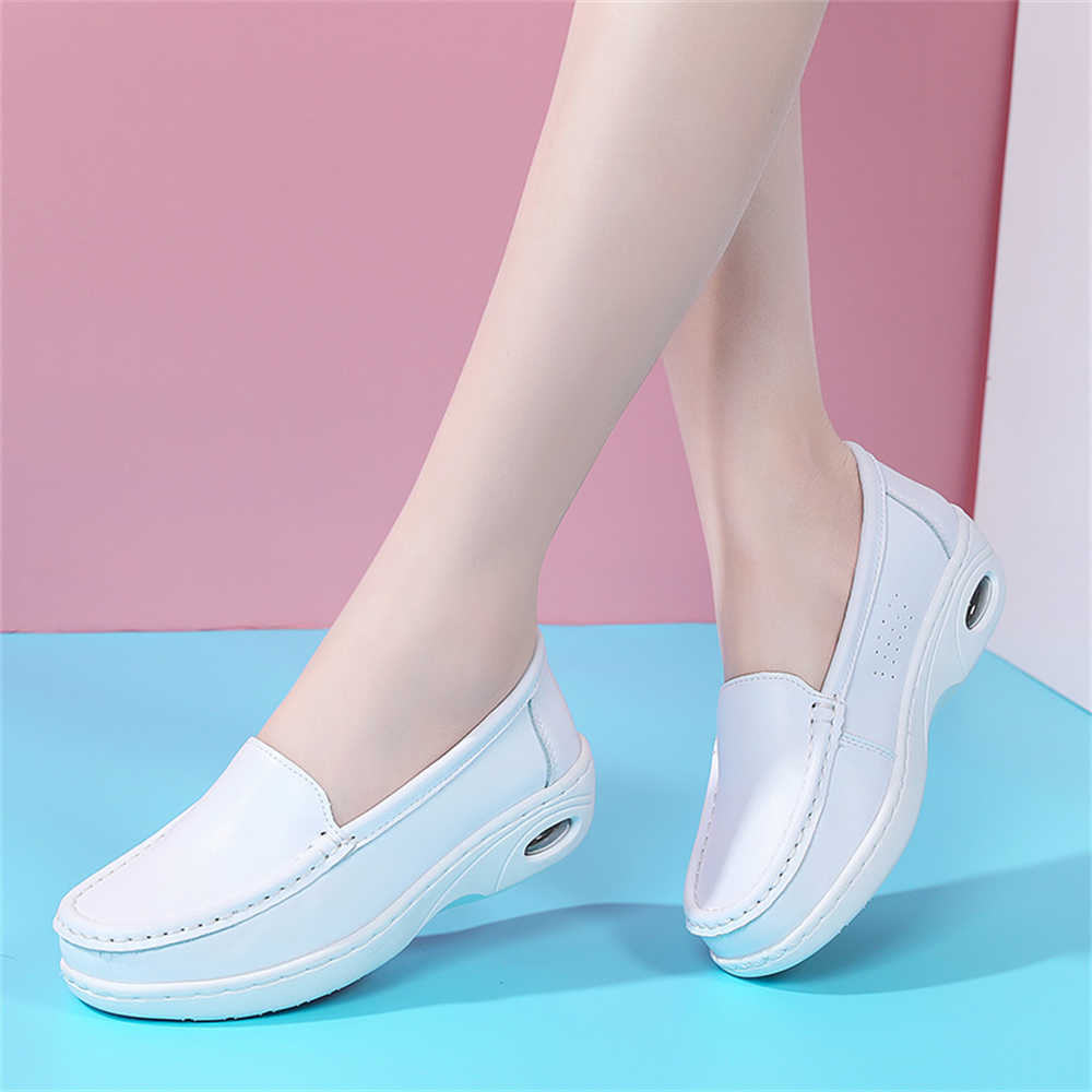 Sewing Industry - Chunky White Sole Heel Shoes Oxford