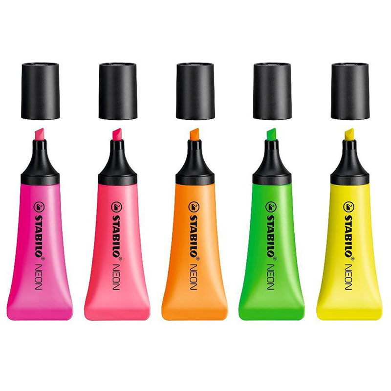 Stabilo Marker Boss - 5 STABILO Cao Cấp 72 NEON