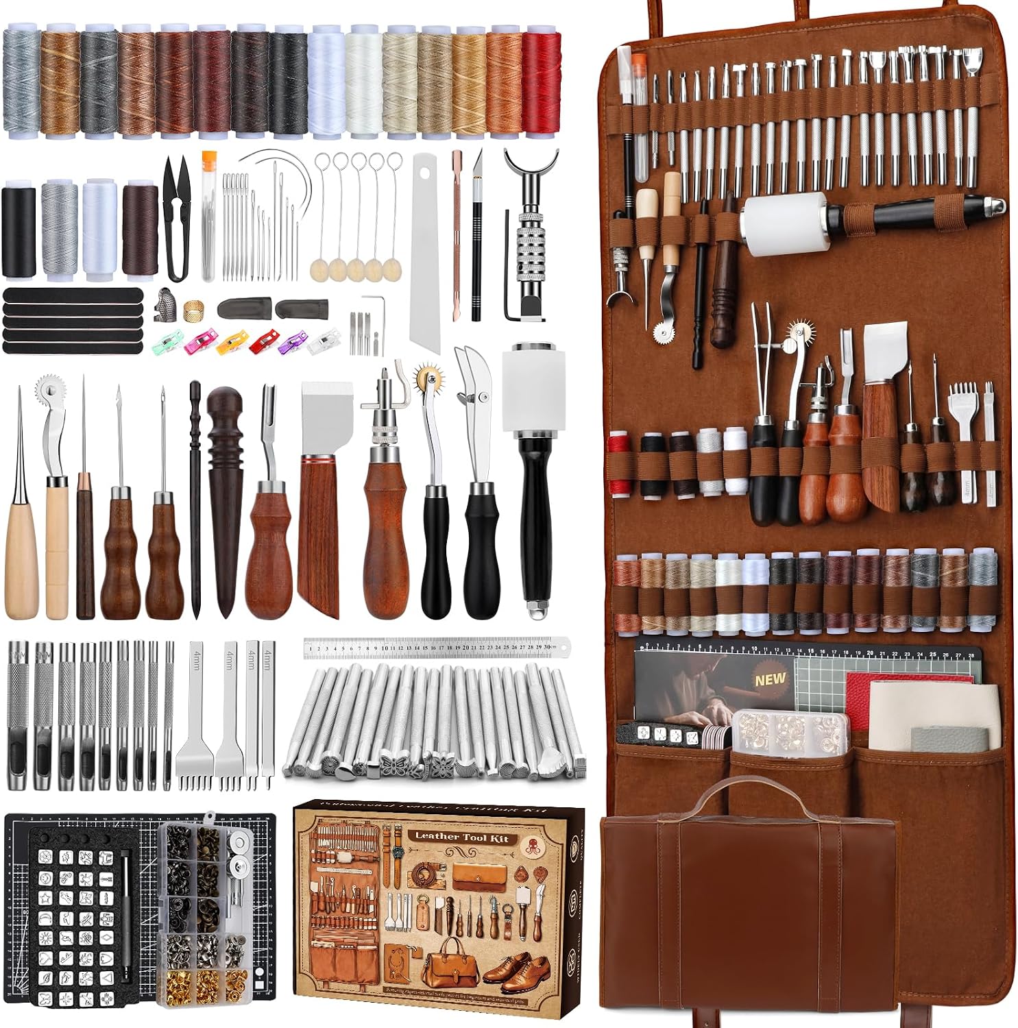 Sewing Kit - Leather Working Kit, Leather Working Tools