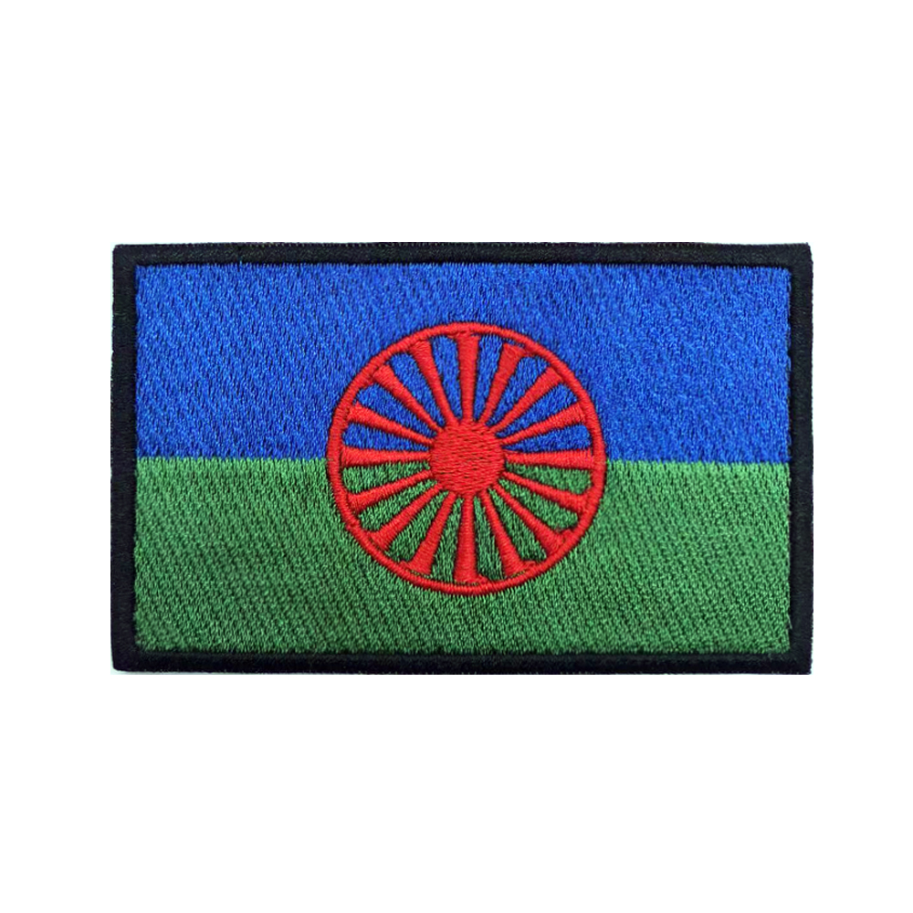 Velcro Sew On - Rom Giang Hồ Quốc Kỳ Romani