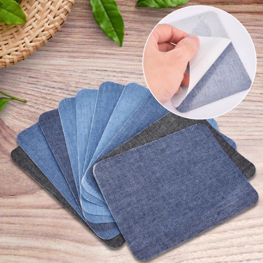 Velcro Sew On - 20Pcs Denim Cut Piece Iron On