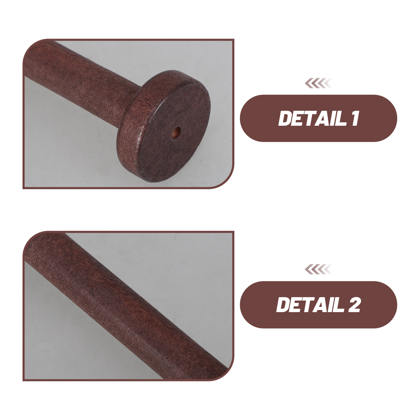 5Pcs Wooden Spools for Crafts  - đánh giá và giá Bobbin Organizer Box