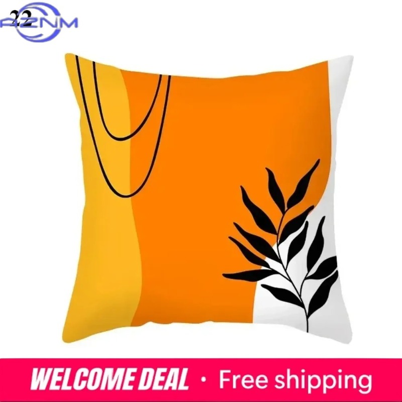 Boho Orange Abstract Cushion C - đánh giá và giá Century Textile & Sewing Supply Saskatoon Sk