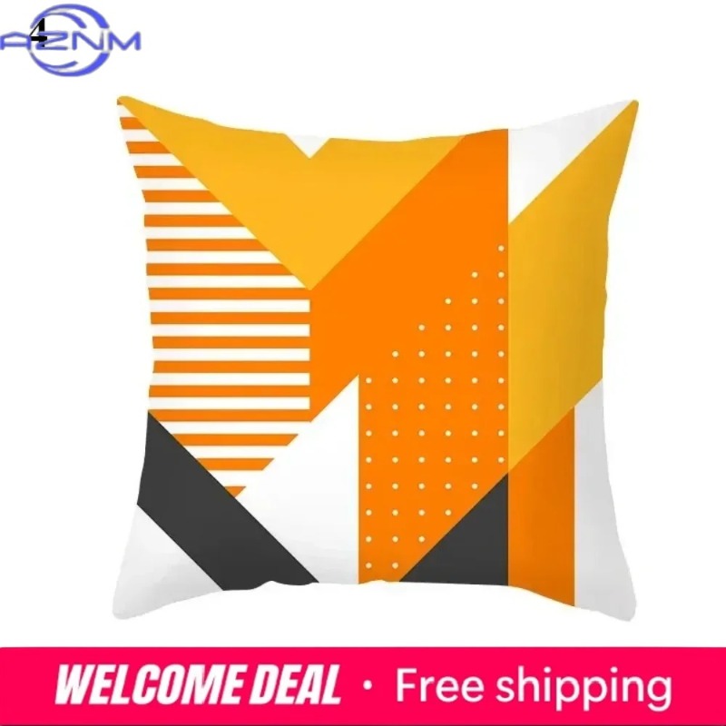 Boho Orange Abstract Cushion C - đánh giá và giá Century Textile & Sewing Supply Saskatoon Sk