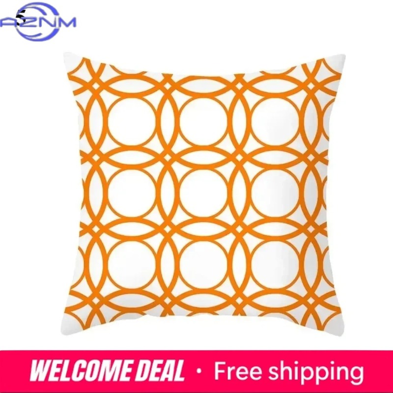 Boho Orange Abstract Cushion C - đánh giá và giá Century Textile & Sewing Supply Saskatoon Sk