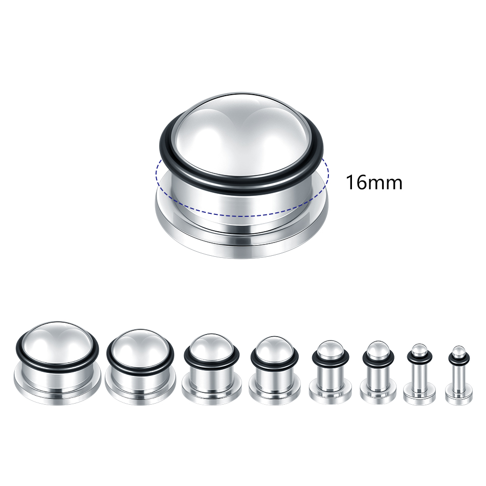 1Pair Stainless Steel Ear Tunn - đánh giá và giá Seam Gauge Metal