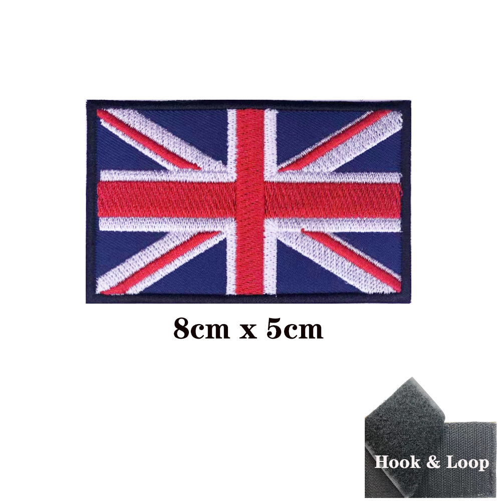 British flag U.K Patches Engla - đánh giá và giá Velcro Sew On
