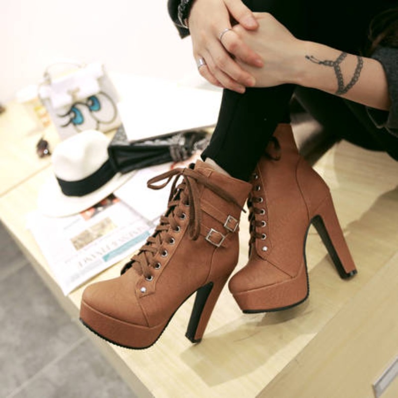 Winter Women Platform Ankle Bo - đánh giá và giá Sewing Fleece