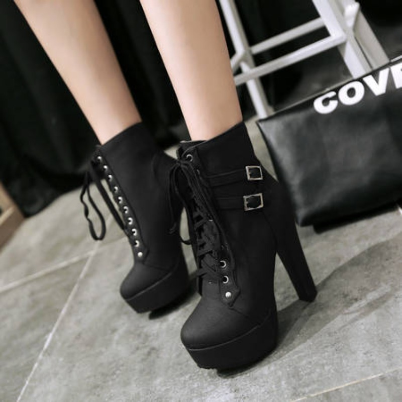Winter Women Platform Ankle Bo - đánh giá và giá Sewing Fleece