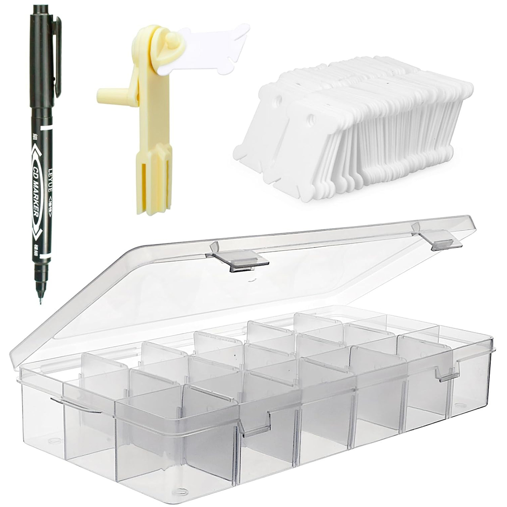 Embroidery Floss Organizer 18  - đánh giá và giá Bobbin Organizer Box