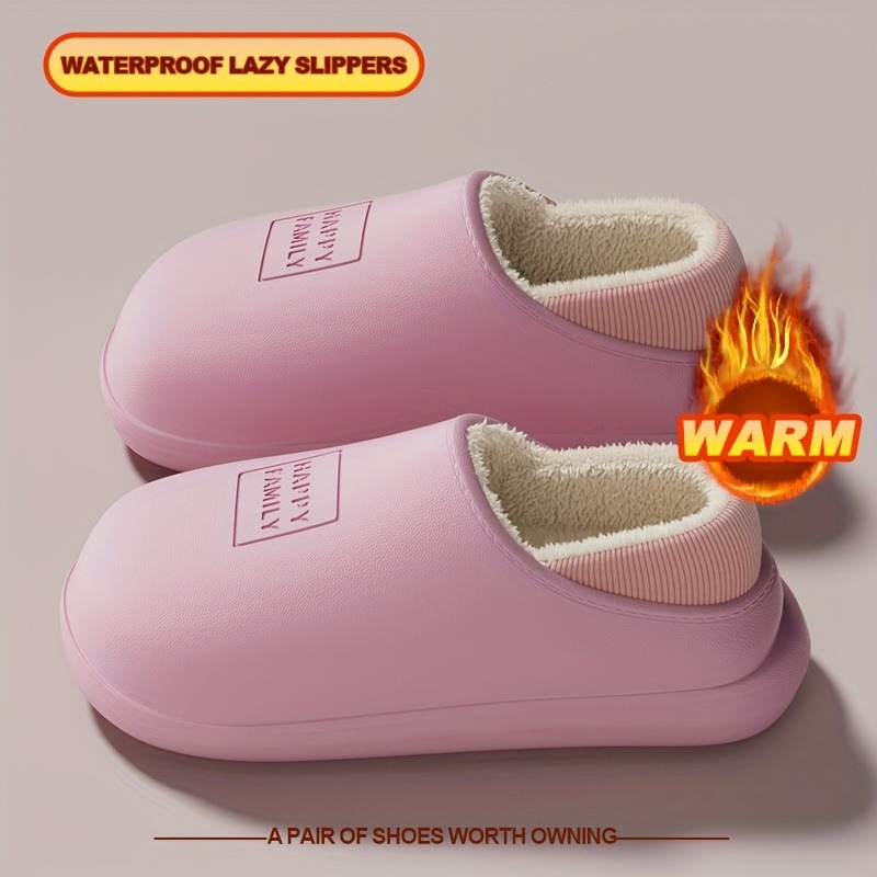 Winter EVA Warm Slippers Men W - đánh giá và giá Sewing Fleece