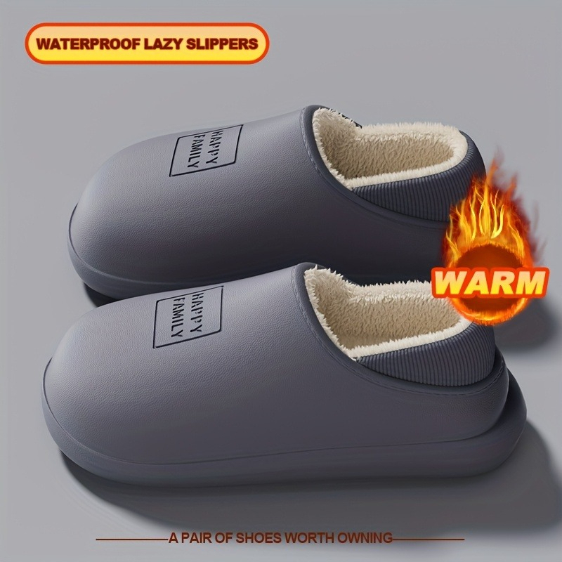 Winter EVA Warm Slippers Men W - đánh giá và giá Sewing Fleece