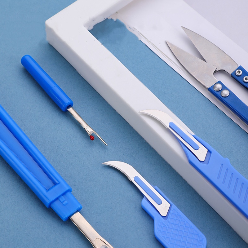 5 Pieces Of Blue Sewing Tear M - đánh giá và giá Sewing Kit