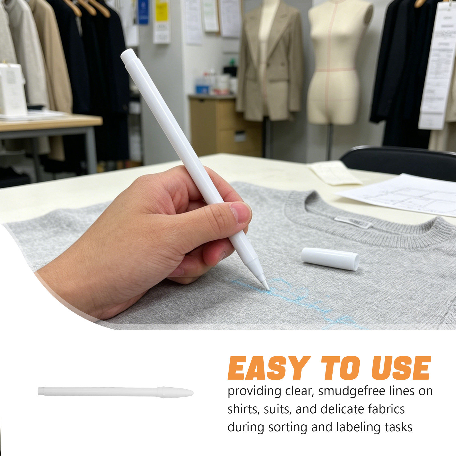 10Pcs Water Erasable Fabric Ma - đánh giá và giá Sewing Labels