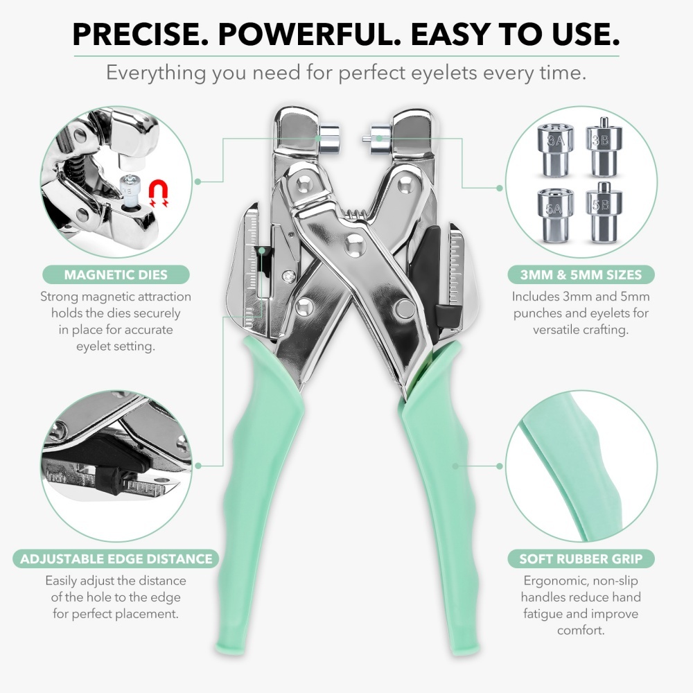 Grommet Tool Kit Handheld Hole - đánh giá và giá Sewing Kit