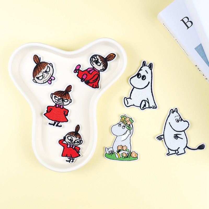 Moomin Cute Cartoon Embroidere - đánh giá và giá Sewing Repair