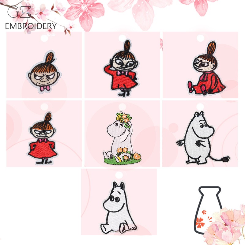 Moomin Cute Cartoon Embroidere - đánh giá và giá Sewing Repair