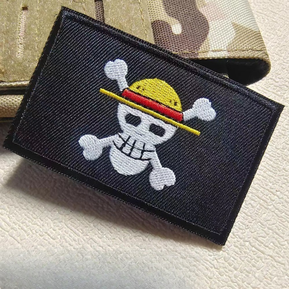 One Piece Cartoon sleeve patch - đánh giá và giá Velcro Sew On