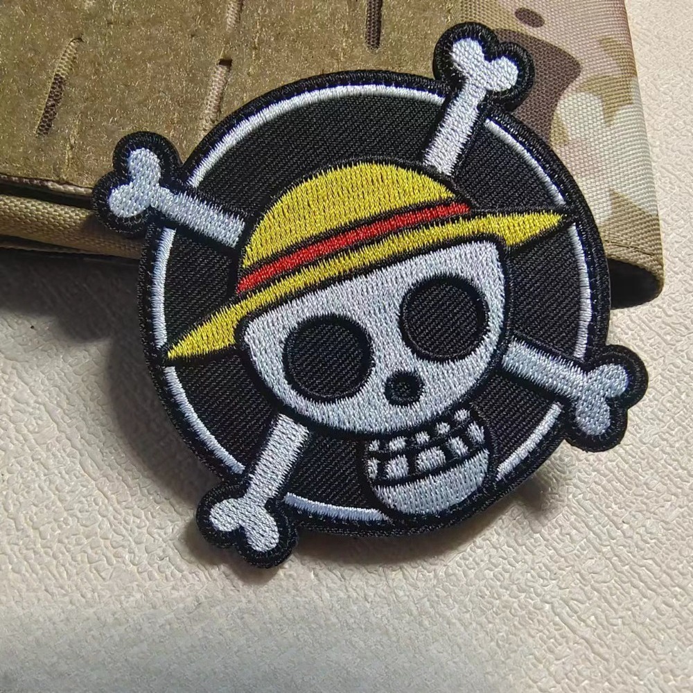 One Piece Cartoon sleeve patch - đánh giá và giá Velcro Sew On