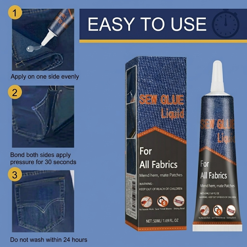 50ml Fabric Sewing Glue Fast D - đánh giá và giá Sewing Repair