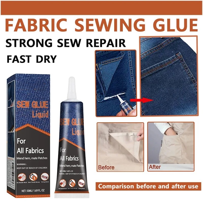 50ml Fabric Sewing Glue Fast D - đánh giá và giá Sewing Repair