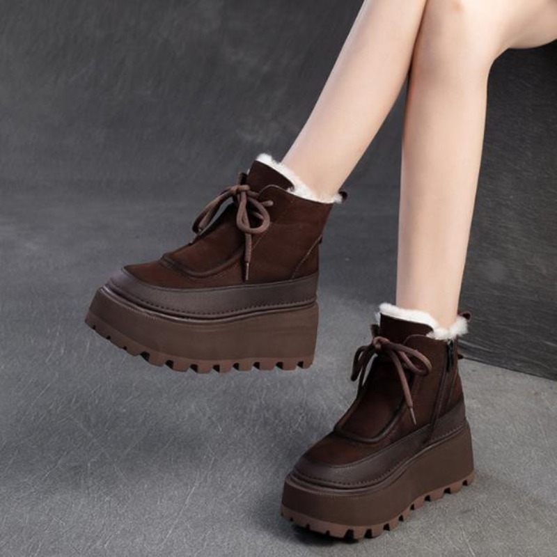 Women's Retro Winter Snow Boot - đánh giá và giá Sewing Fleece