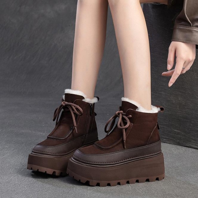 Women's Retro Winter Snow Boot - đánh giá và giá Sewing Fleece