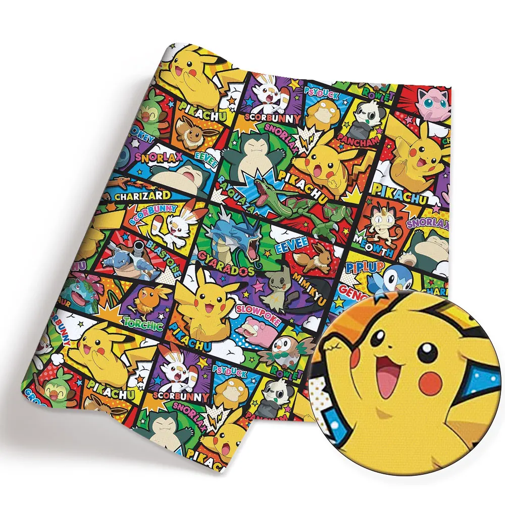 Pokemon Cartoon Fabric140*50cm - đánh giá và giá Sewing Production