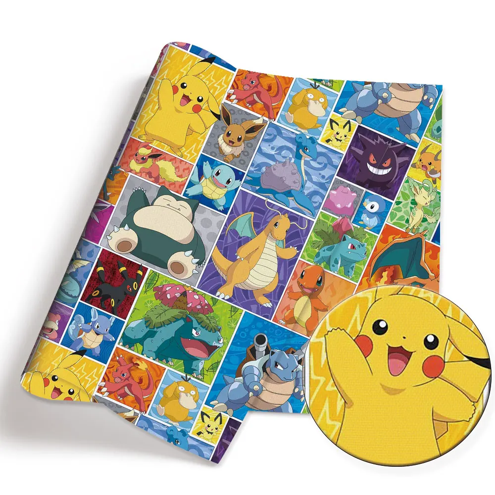 Pokemon Cartoon Fabric140*50cm - đánh giá và giá Sewing Production