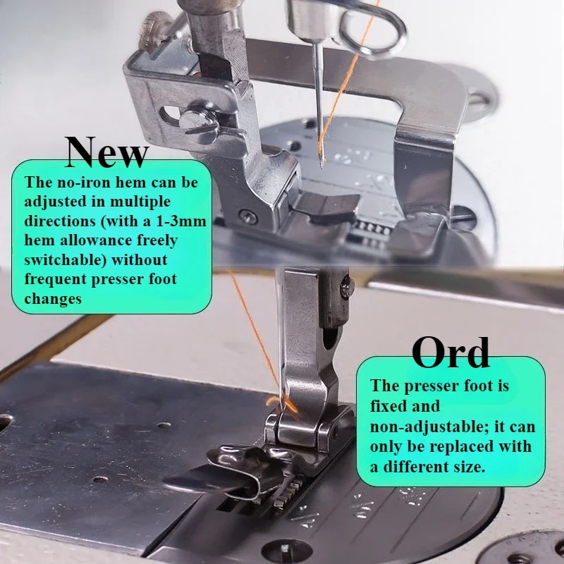 Adjustable No-Iron Hemmer Foot - đánh giá và giá Sewing Factory