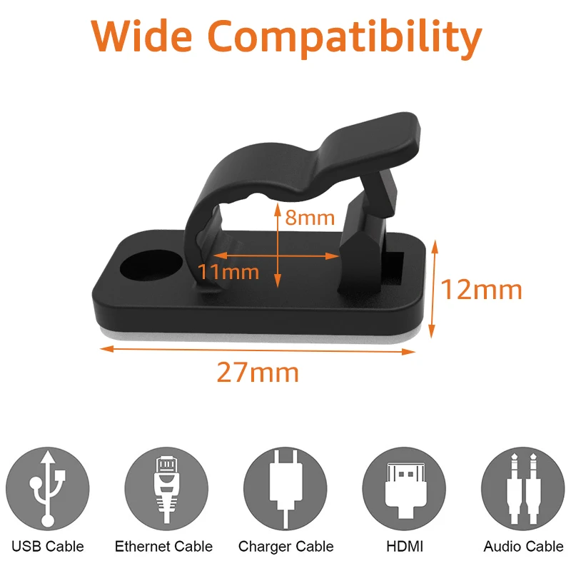 10/50PCS Cable Organizer Clips - đánh giá và giá Bobbin Organizer Box