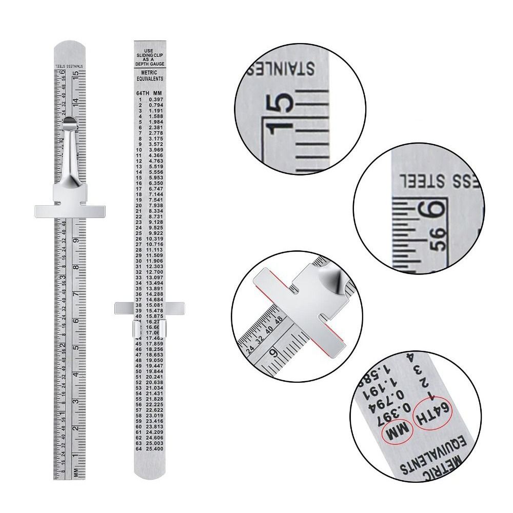 Detachable Clip Stainless Stee - đánh giá và giá Seam Gauge Metal