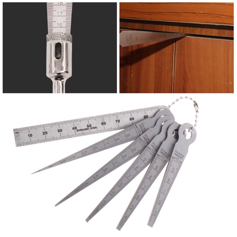 6Pcs Feeler Measuring Tool Tap - đánh giá và giá Seam Gauge Metal