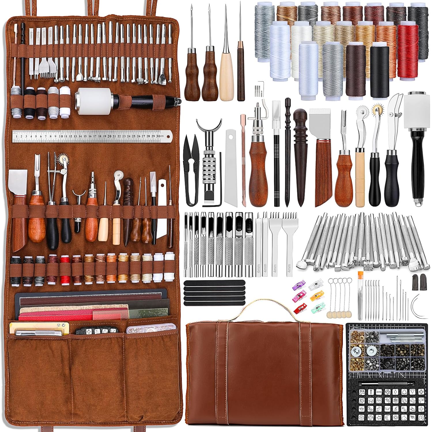 Leather Tooling Kit Leather Cr - đánh giá và giá Sewing Kit