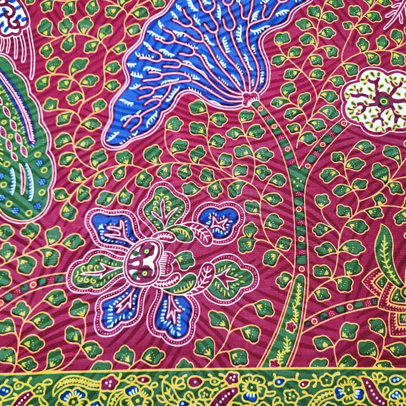 46Inch * 6Yards Green Leaves P - đánh giá và giá Sewing Batik