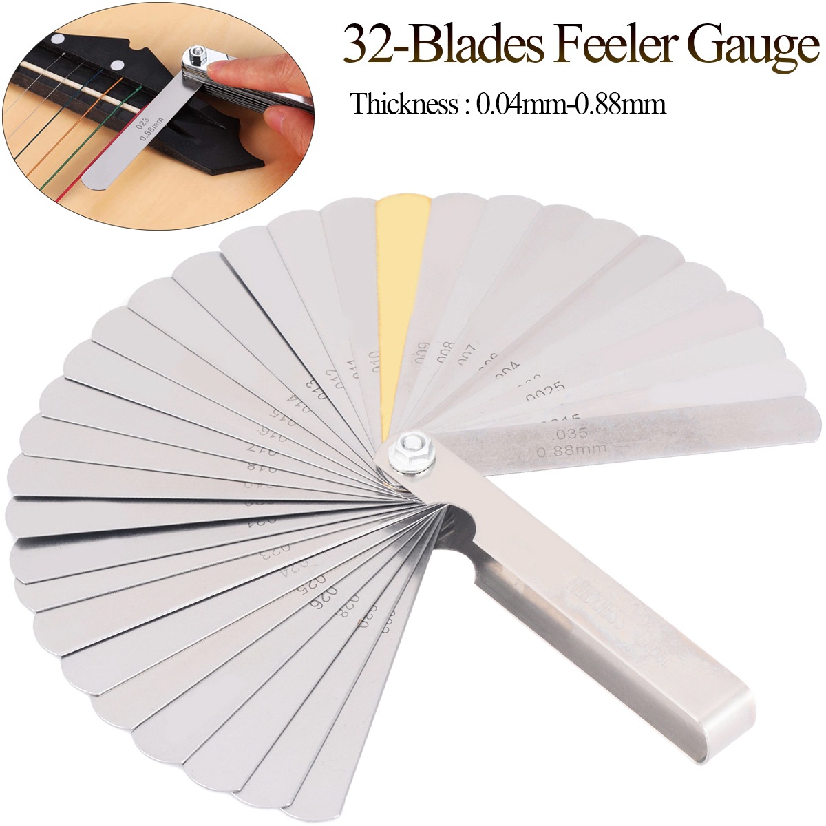32pcs/set Guitar String Height - đánh giá và giá Seam Gauge Metal