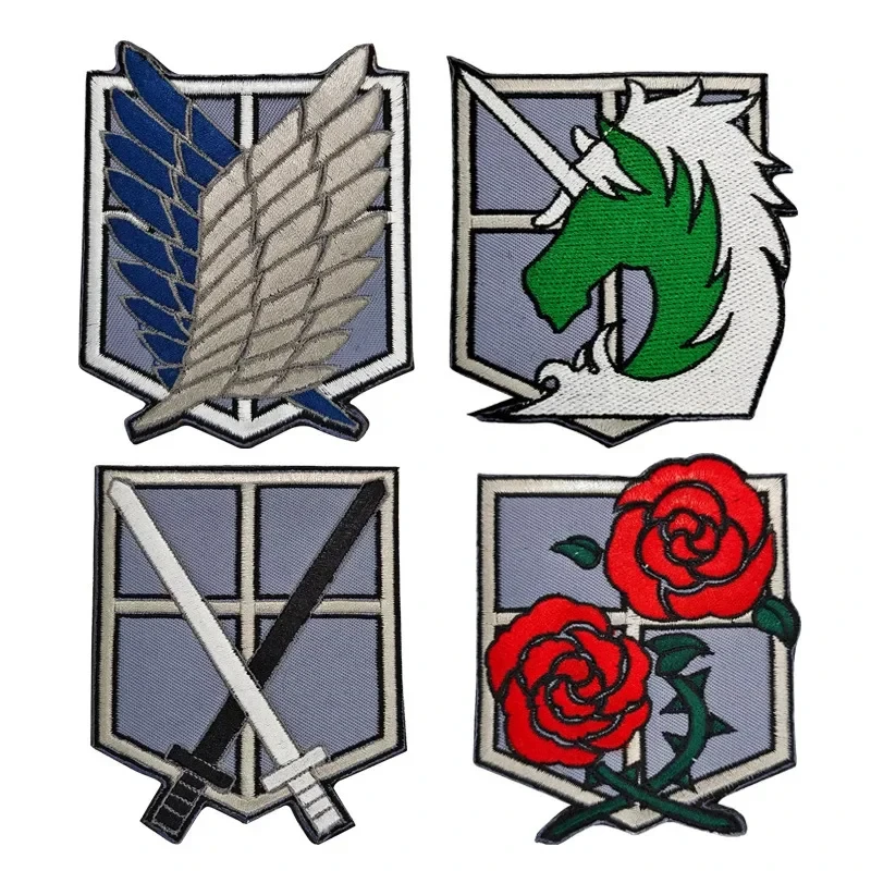 Attack on Titan Anime Embroide - đánh giá và giá Velcro Sew On