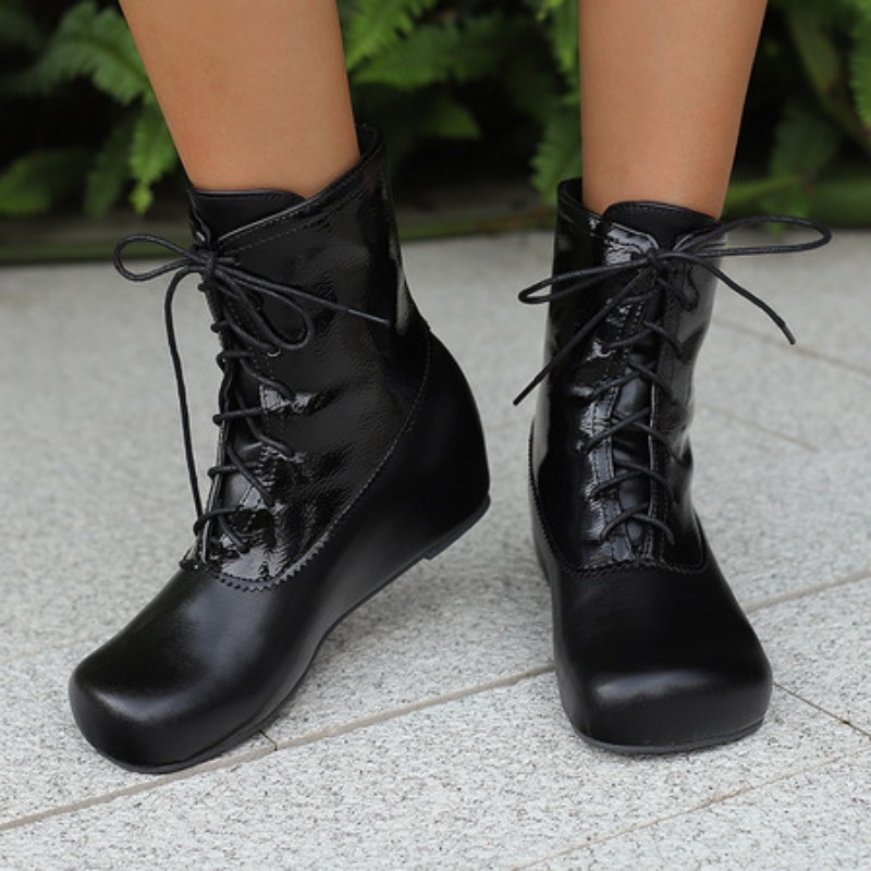 Big Size 50 Short Boot Female  - đánh giá và giá Sewing Fleece