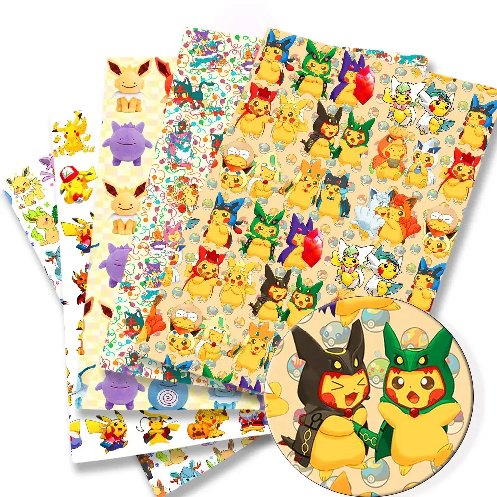 Pokemon Cartoon Fabric140*50cm - đánh giá và giá Sewing Production