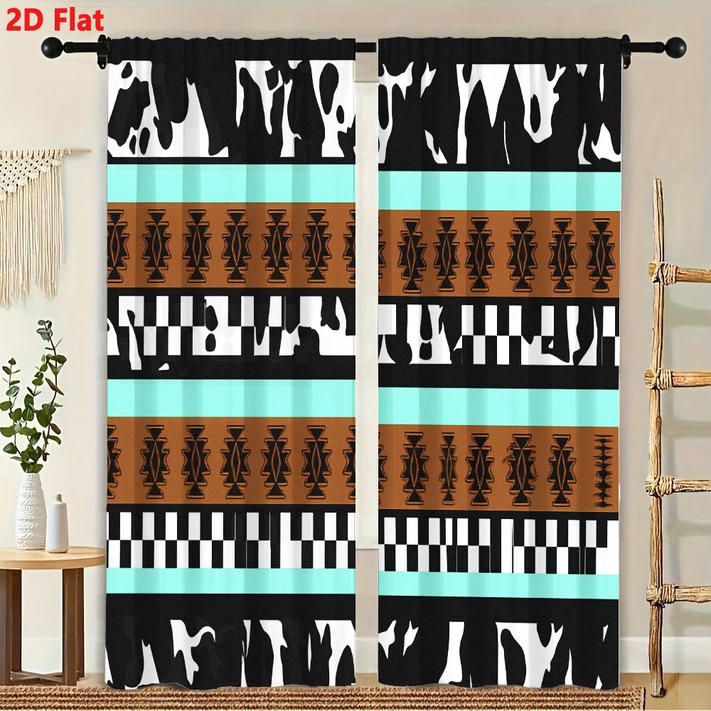 2Pcs Curtains 2D Flat Geometri - đánh giá và giá Century Textile & Sewing Supply Saskatoon Sk