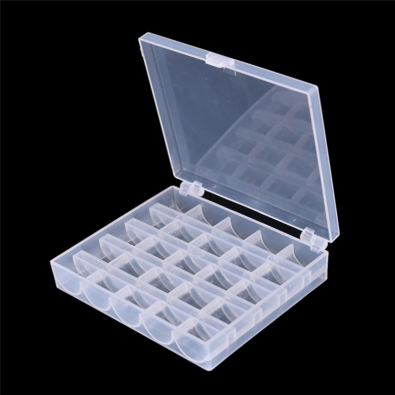 25 Spools Empty Bobbins Case O - đánh giá và giá Bobbin Organizer Box