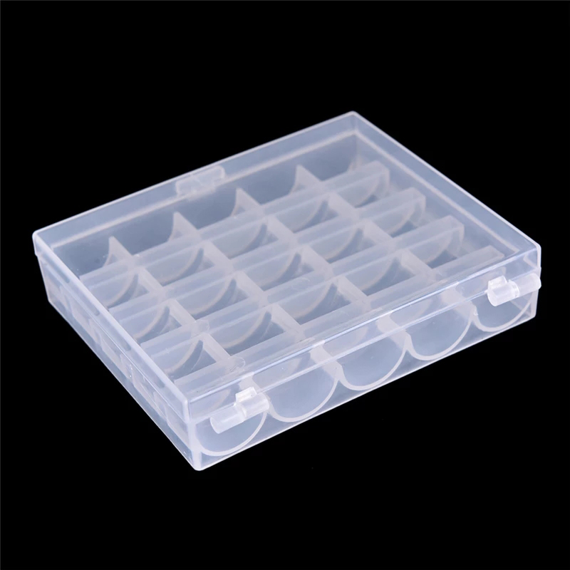 25 Spools Empty Bobbins Case O - đánh giá và giá Bobbin Organizer Box