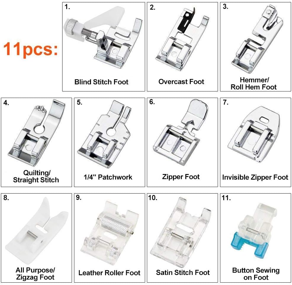 11Pcs Presser Feet Set - Walki - đánh giá và giá Sewing Factory
