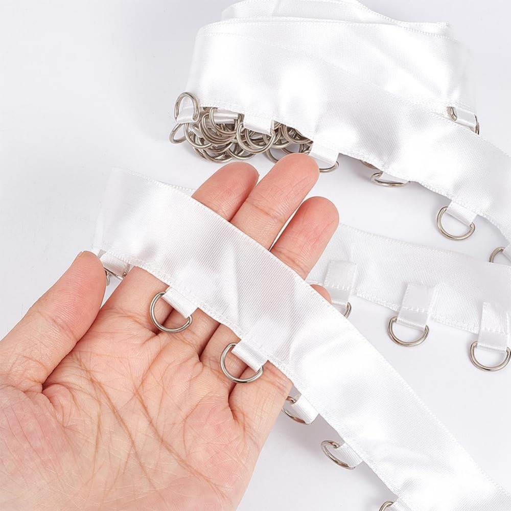 4 Yards White Grommet Trim wit - đánh giá và giá Sewing Kit