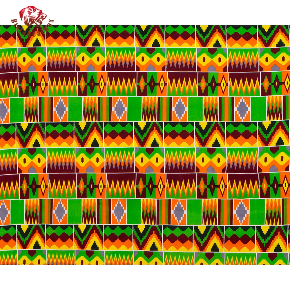 African Cotton Fabric Light Co - đánh giá và giá Sewing Batik