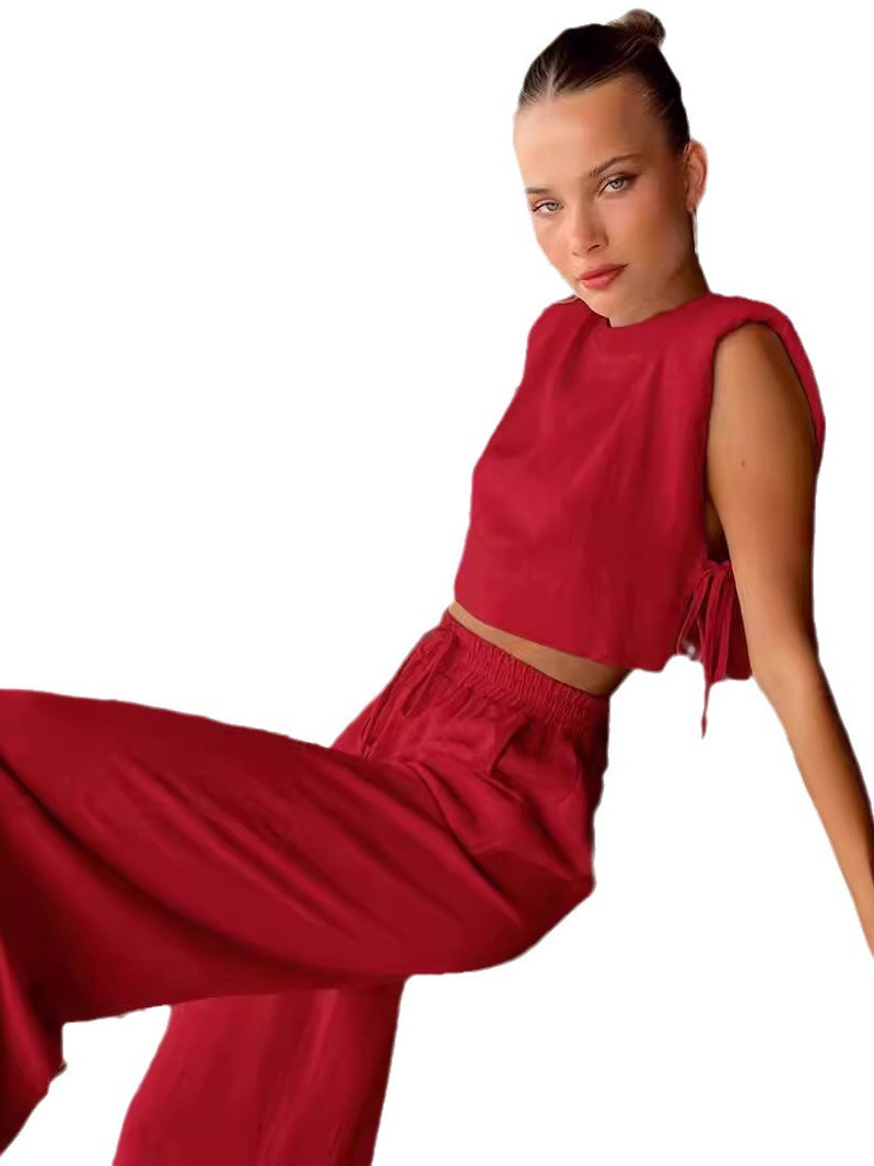 Fashionable Women's Two-Piece  - đánh giá và giá Shoulder Pad Set In